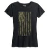 Ohio Women's Tiger Stripes Camo Flag Tee