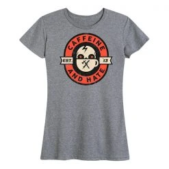 Ohio Women's C&H Skull Patch Tee Caffeine & Hate