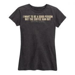 Ohio Women's Coffee Ran Out Tee
