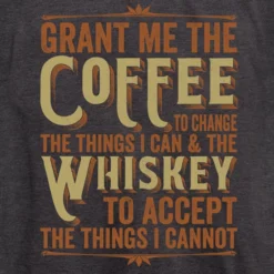 Ohio Women's Coffee Whiskey Prayer Tee