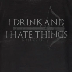 Ohio Women's I Drink And I Hate Things High Neck Tank