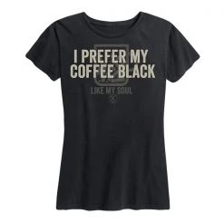 Ohio Caffeine & Hate Women's Prefer Coffee Black Tee