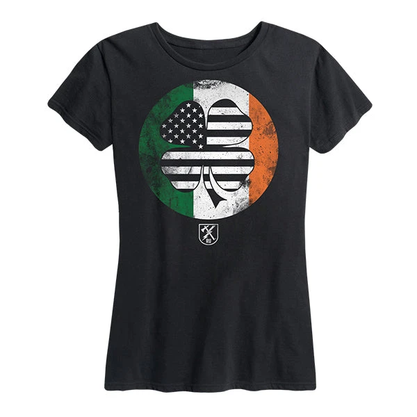 Ohio Women's Shamrock Flag Tee 3 Ohio Women's Shamrock Flag Tee