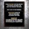 PTS Wrestler's Choice Vintage Tin Sign