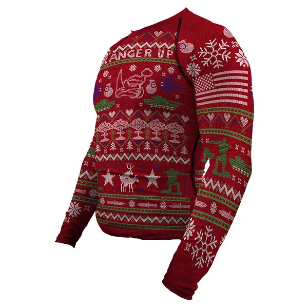 SV Christmas Sweater Long-Sleeve Rash Guard 5 SV Christmas Sweater Long-Sleeve Rash Guard