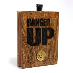Ohio Ranger Up Bourbon Barrel .50 Cal Bullet Flask