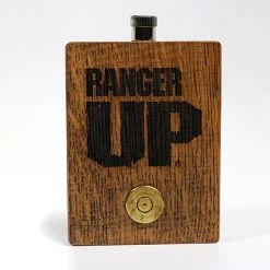 Ohio Ranger Up Bourbon Barrel .50 Cal Bullet Flask