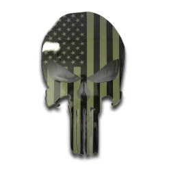 AMD American Liquid Metal - Subdued Skull Sign Signs