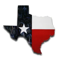 AMD Signs American Liquid Metal - Texas Flag Sign