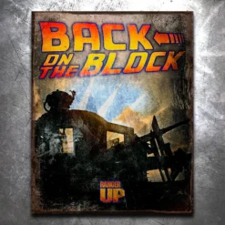 PTS Back On The Block Old World Vintage Tin Sign Signs