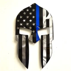 AMD Leo American Liquid Metal - Thin Blue Line Spartan Sign