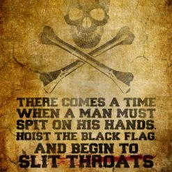 Ohio Hoist The Black Flag Poster