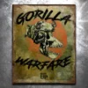 PTS Signs Gorilla Warfare Vintage Tin Sign 1 PTS Signs Gorilla Warfare Vintage Tin Sign