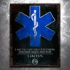 PTS I Am EMS Vintage Tin Sign Signs