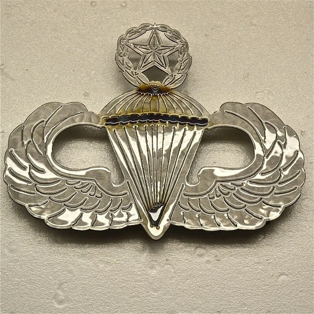 AMD American Liquid Metal - Master Parachutist Badge Sign 4 AMD American Liquid Metal - Master Parachutist Badge Sign