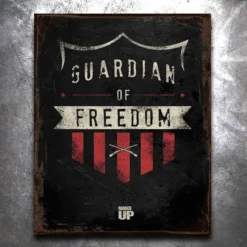 PTS Signs Guardian Of Freedom Vintage Tin Sign