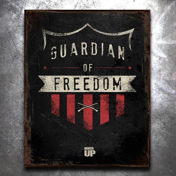 PTS Signs Guardian Of Freedom Vintage Tin Sign 3 PTS Signs Guardian Of Freedom Vintage Tin Sign