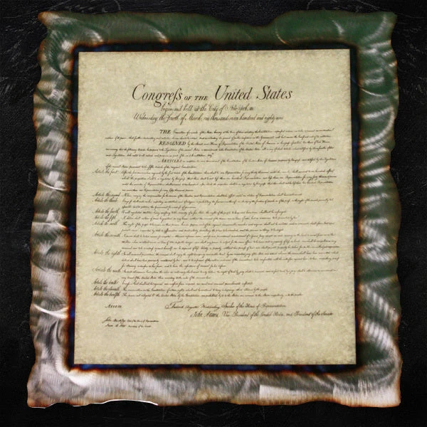 AMD Signs American Liquid Metal - Bill Of Rights Sign AMD Signs American Liquid Metal - Bill Of Rights Sign