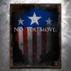 PTS No You Move Vintage Tin Sign