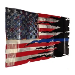 AMD American Liquid Metal - Thin Blue Line Transformation Sign Independence Day 7 AMD American Liquid Metal - Thin Blue Line Transformation Sign Independence Day