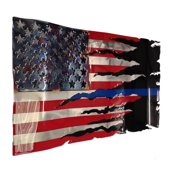 AMD American Liquid Metal - Thin Blue Line Transformation Sign Independence Day 5 AMD American Liquid Metal - Thin Blue Line Transformation Sign Independence Day