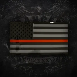 AMD American Liquid Metal - Thin Red Line Sign