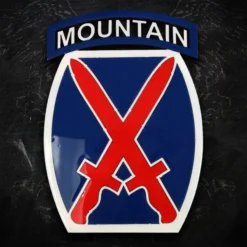 AMD American Liquid Metal - 10th Mountain Limited Edition Sign Signs