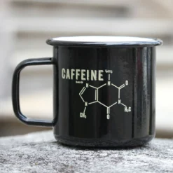 Ohio Caffeine Molecule Tin Mug Drinkware